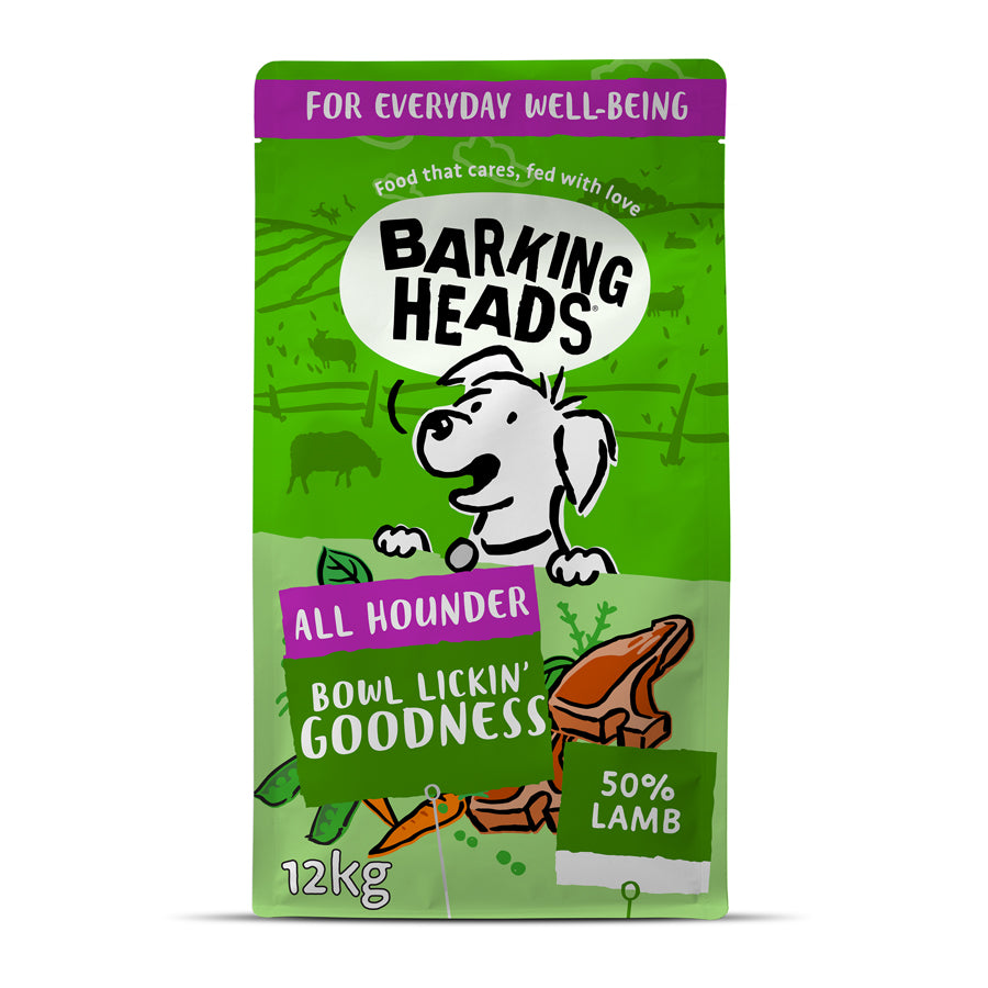 Barking Heads Bowl Lickin' Goodness Lamb Dry Dog Food - All Hounder