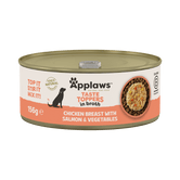 Applaws Taste Toppers Natural Wet Dog Food Chicken & Salmon 156g