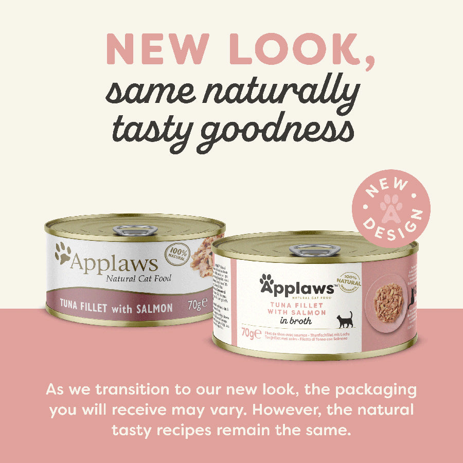 Applaws Natural Cat Food Tuna & Salmon 70g