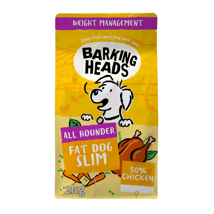 Barking Heads Fat Dog Slim Chicken Light Dry Dog Food - All Hounder