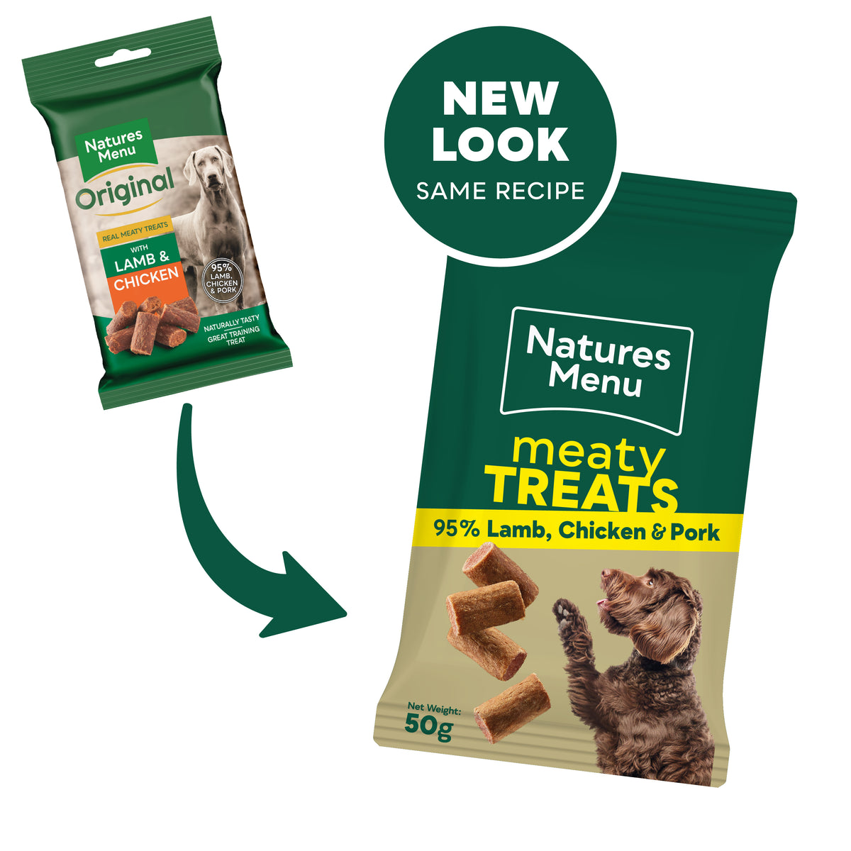 Natures Menu Lamb & Chicken Meaty Treats
