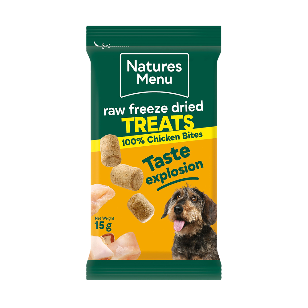 Natures Menu Freeze Dried Chicken Bites 15g