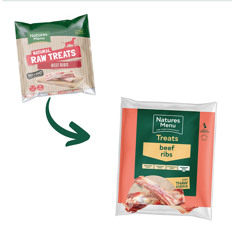 Natures Menu Frozen Treats - Beef Ribs 2 Pieces