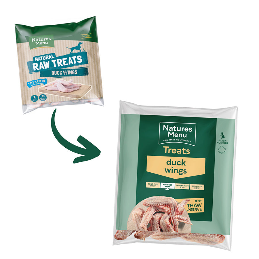 Natures Menu Frozen Treats - Duck Wings 5 Pieces