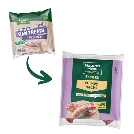 Natures Menu Frozen Treats - Turkey Necks 2 Pieces