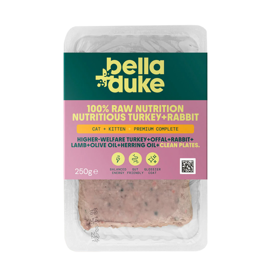 Bella + Duke Cat + Kitten Turkey & Rabbit 250g