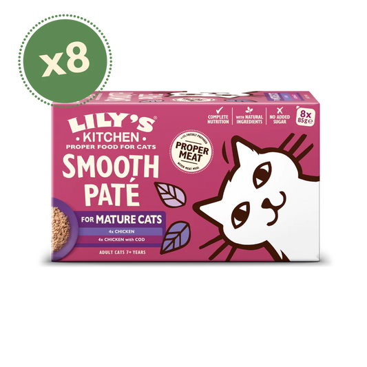 Lily's Kitchen Paté for Mature Cats Multipack (8x 85g)