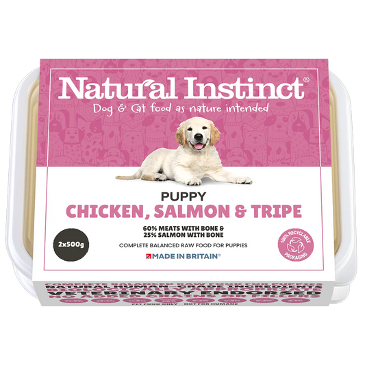 Natural Instinct Puppy Chicken, Salmon & Tripe