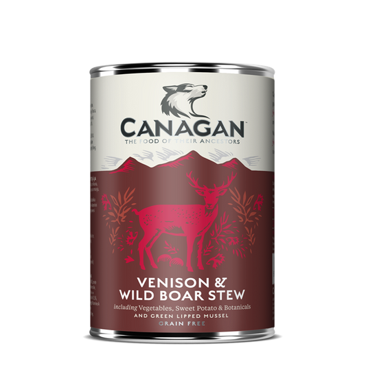 Canagan Venison & Wild Boar Stew Wet Food Can 400g