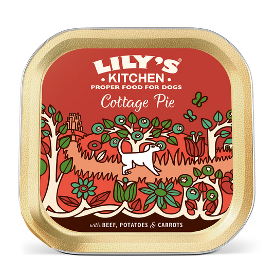 Lily's Kitchen Wet Dog Food Tray - Cottage Pie 150g