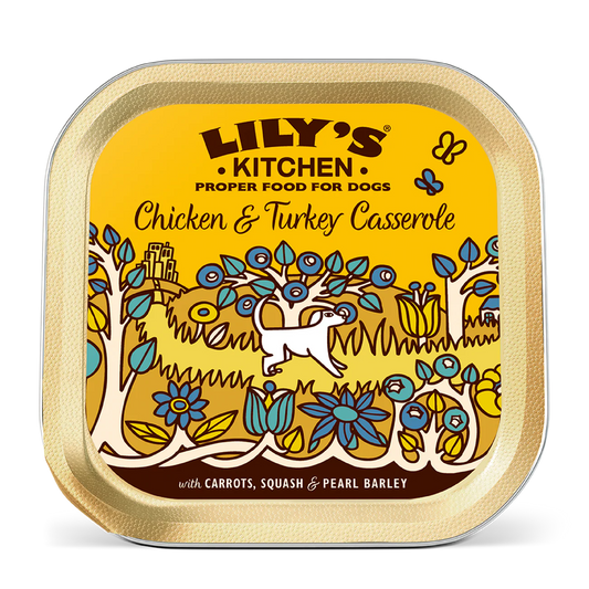 Lily's Kitchen Wet Dog Food Tray - Chicken and Turkey 150g