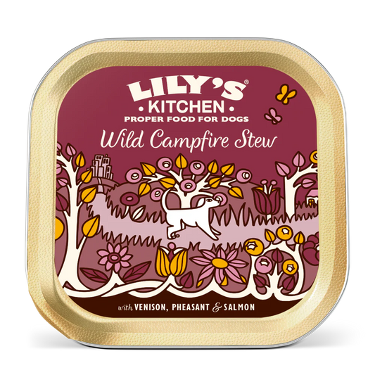 Lily's Kitchen Wet Dog Food Tray - Wild Campfire Stew 150g