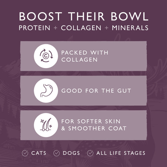 Eden Wild Venison Bone Broth for Cats & Dogs 500ml