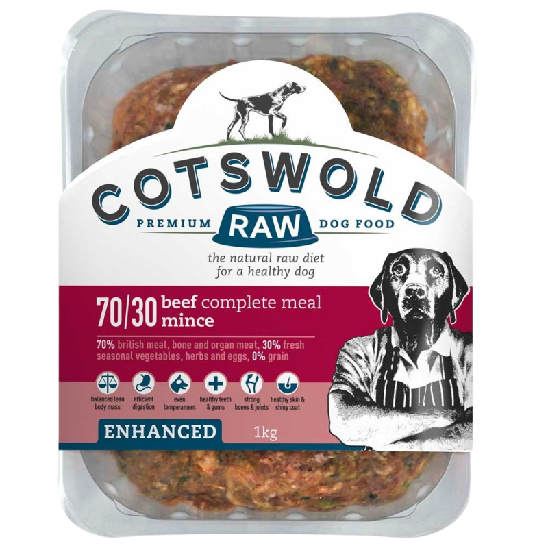 Cotswold 70/30 Adult Enhanced Beef Mince 1kg