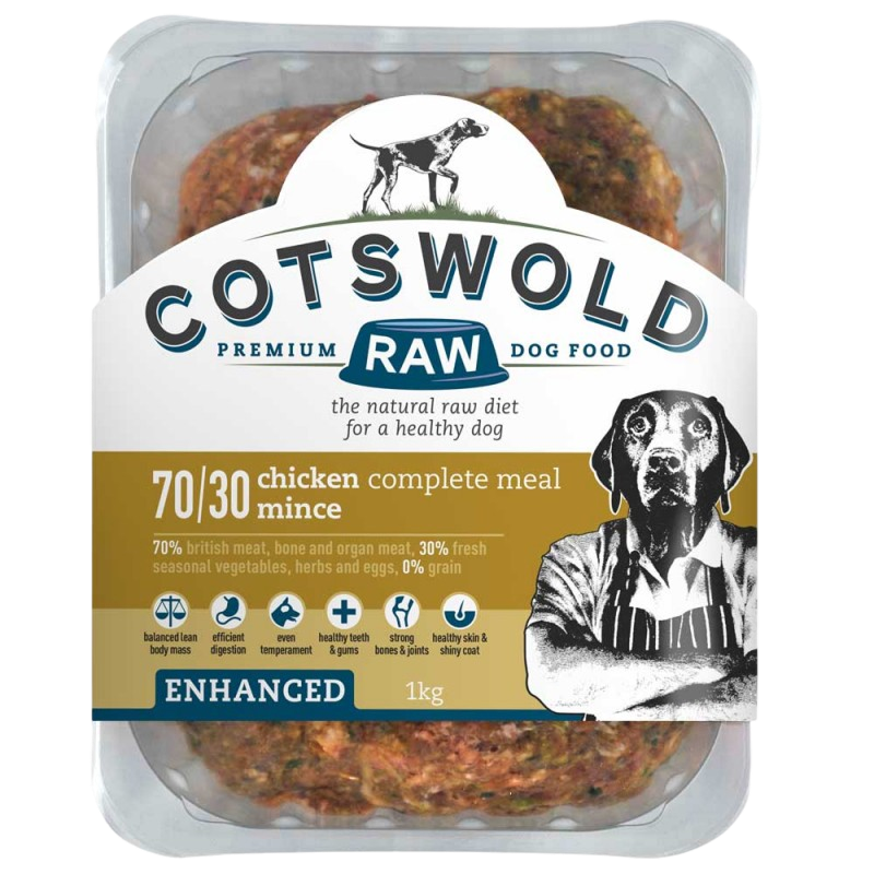 Cotswold 70/30 Adult Enhanced Chicken Mince 1kg