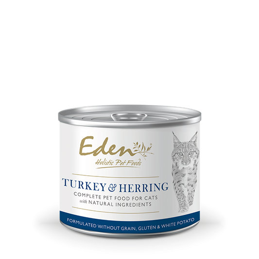 Eden Wet Food for Cats Turkey & Herring 200g