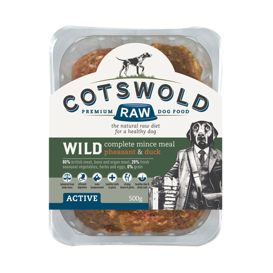 Cotswold Raw 80/20 Adult Working Active Wild - Pheasant and Duck