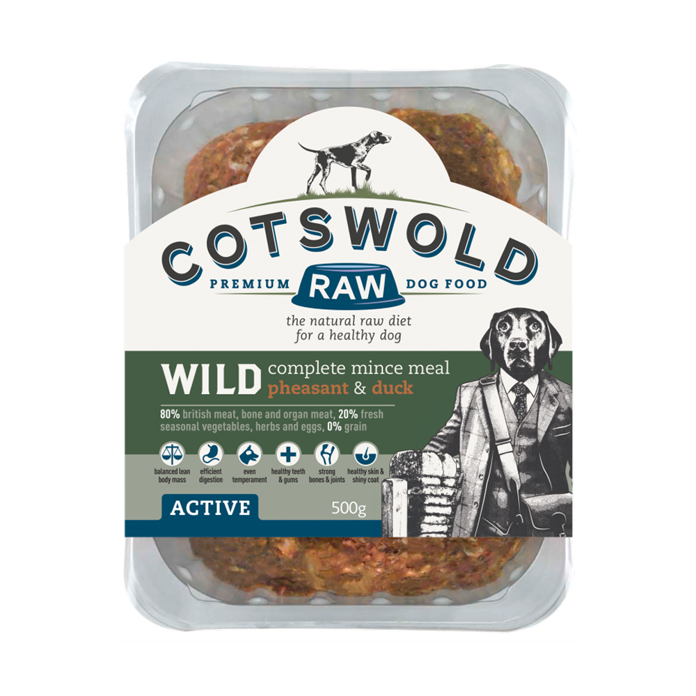 Cotswold Raw 80/20 Adult Working Active Wild - Pheasant and Duck