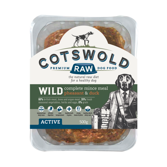 Cotswold Raw 80/20 Adult Working Active Wild - Pheasant and Duck
