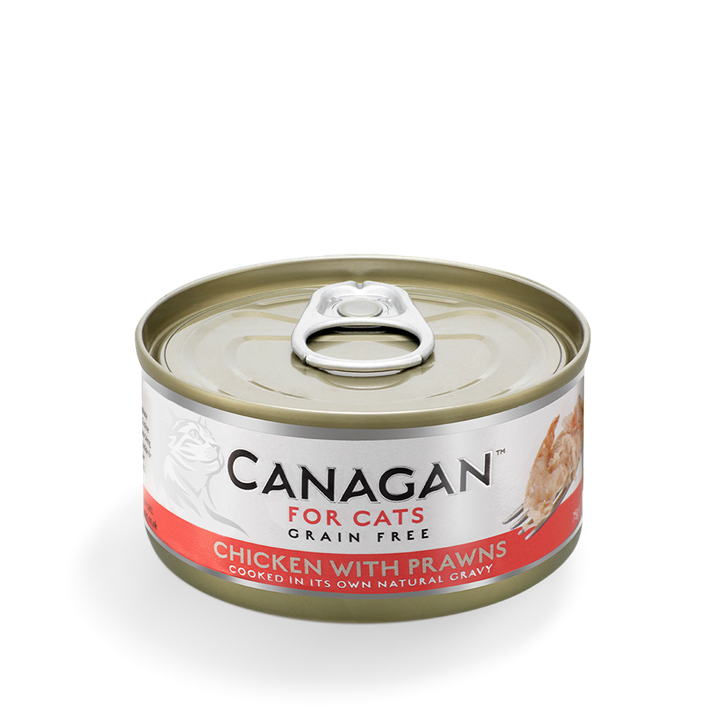 Canagan Wet Cat Food Can Chicken & Prawns 75g