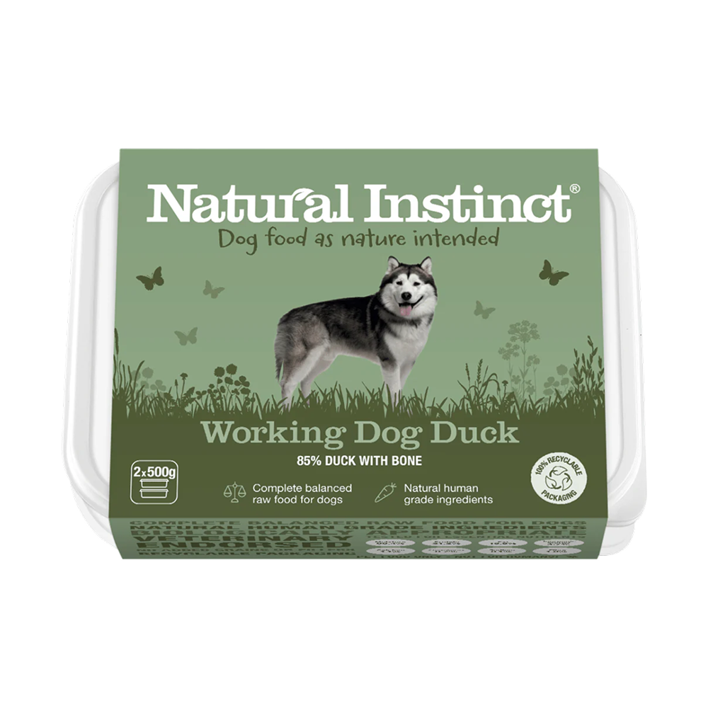 Natural Instinct Working Dog Wet Food - Duck