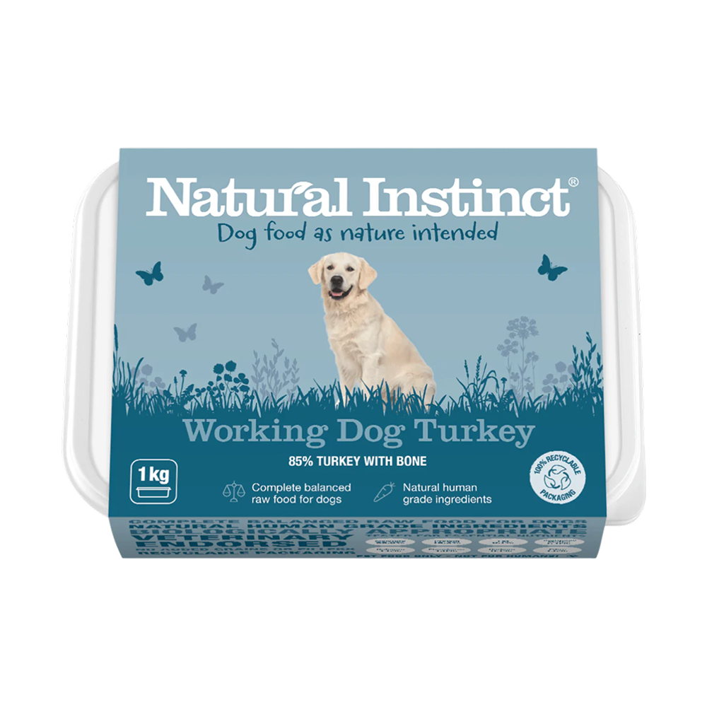 Natural Instinct Working Dog Wet Food - Turkey