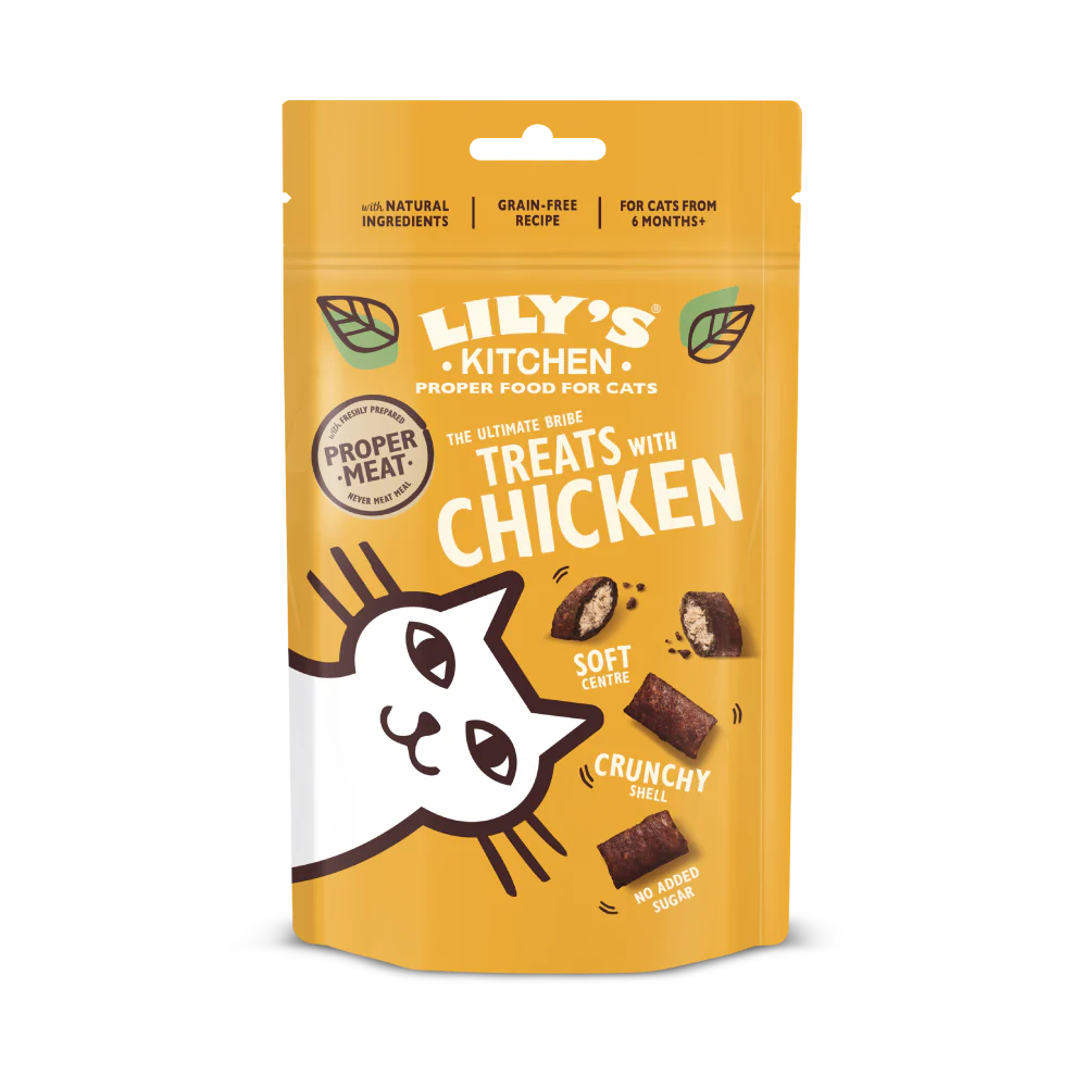 Lily's Kitchen Cat Pillow Treat Chicken 60g