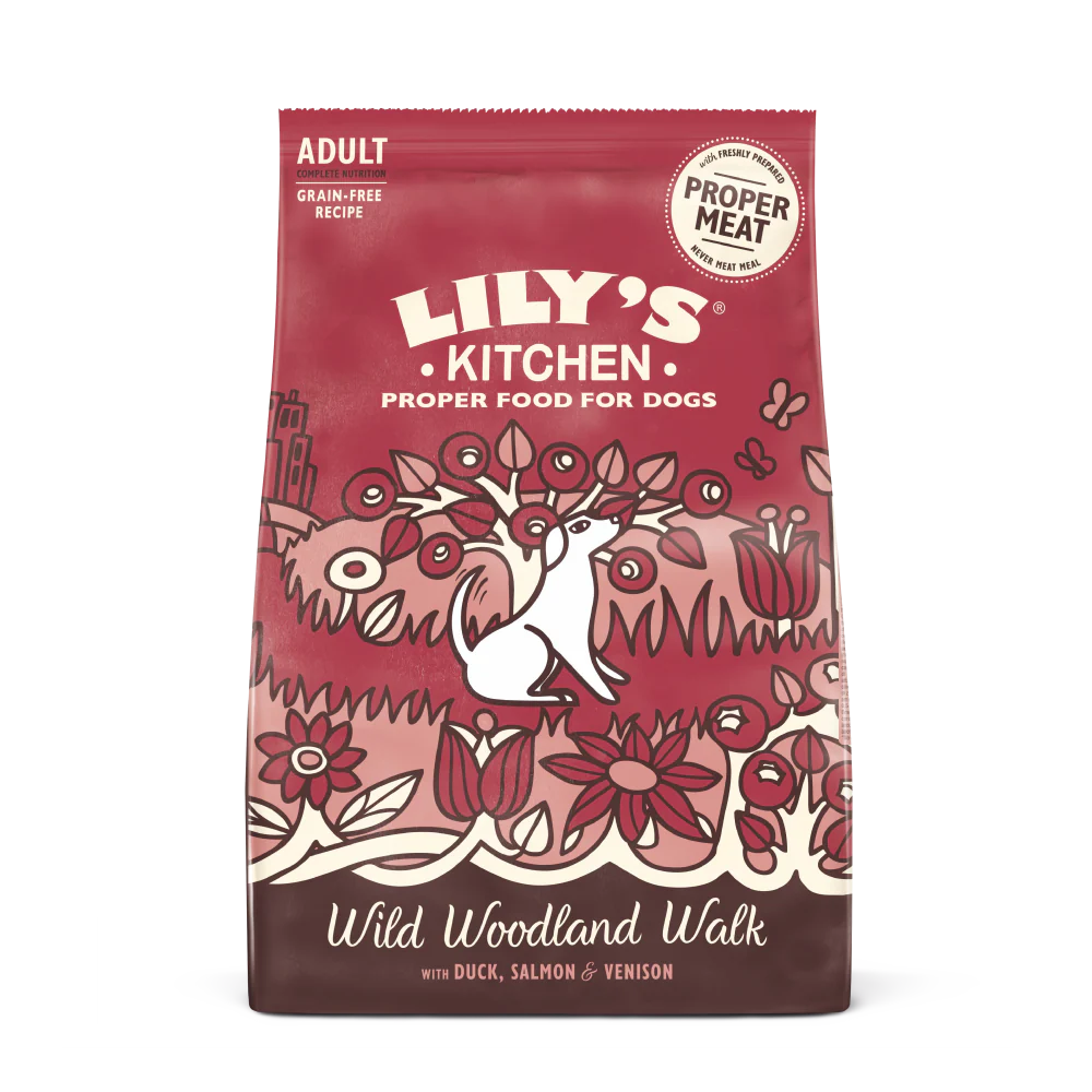 Lily's Kitchen Duck, Salmon & Venison Wild Woodland Walk Dry Dog Food