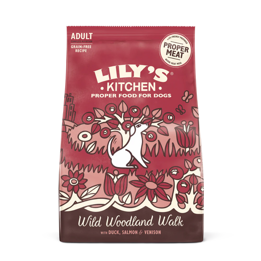 Lily's Kitchen Duck, Salmon & Venison Wild Woodland Walk Dry Dog Food